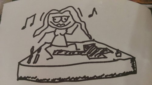 "Tańcząca z nagrobkami"